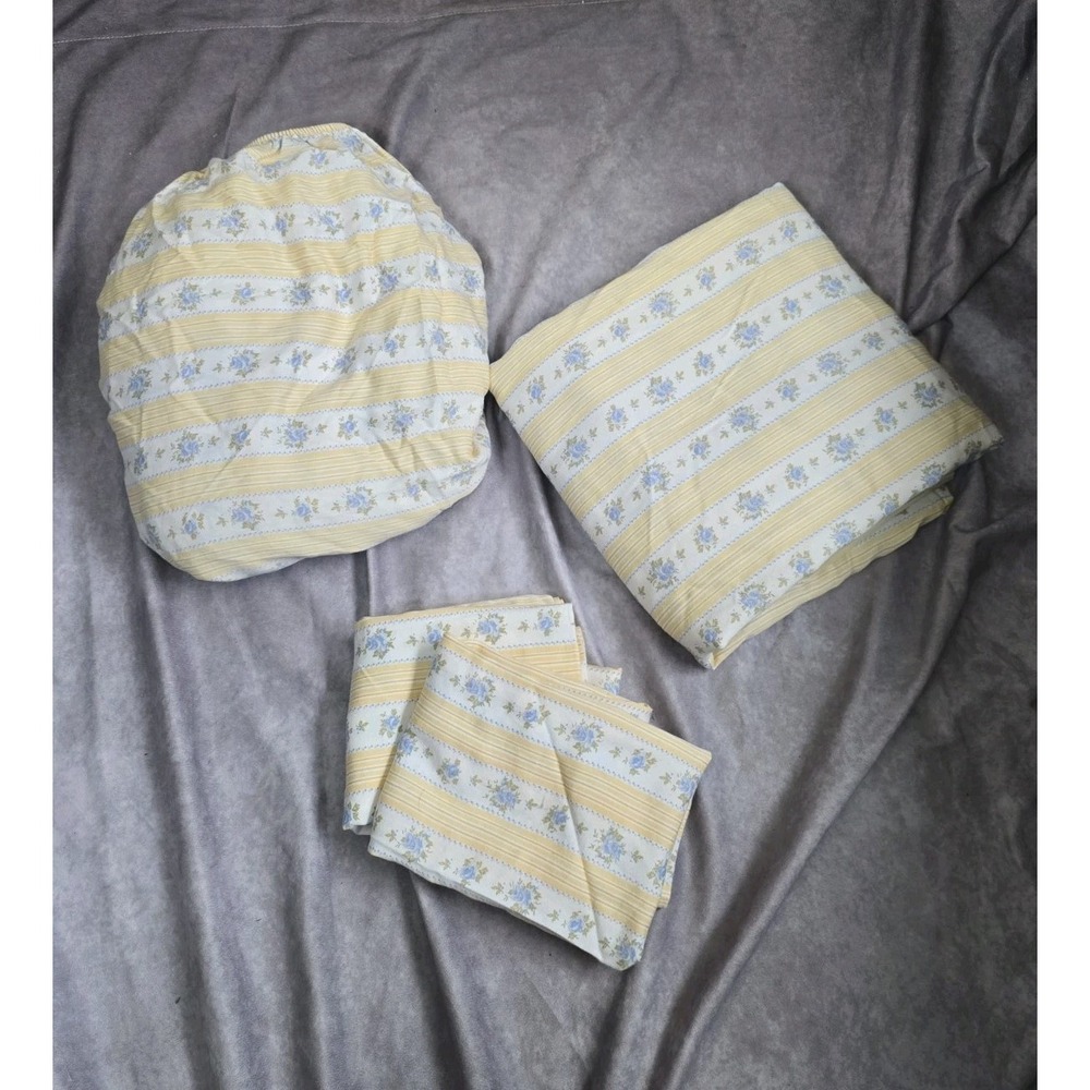Laura Ashley Primrose Hill Full 4-Piece Sheet Set Cottagecore